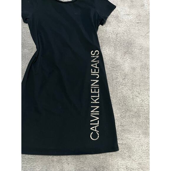 Calvin Klein T-shirt Print Mini Dress - Picture 4 of 8